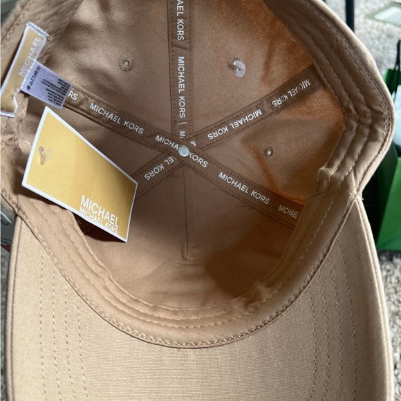 Michael Hat Baseball Cap Khaki Embroidered Logo - Picture 6 of 6